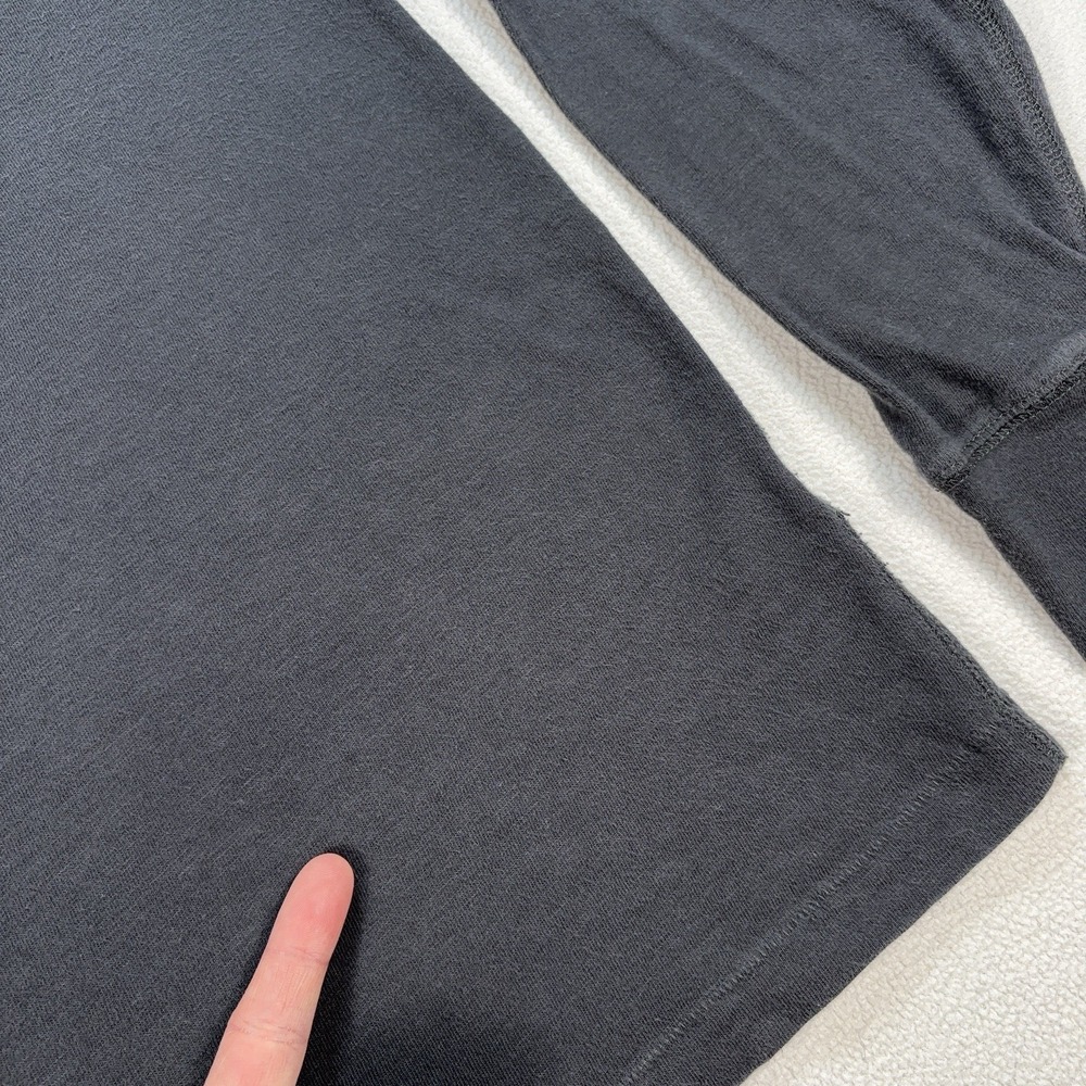 J Crew Slub Cotton Henley Shirt Men's L Gray 100% Cotton J8214 - Picture 9 of 12